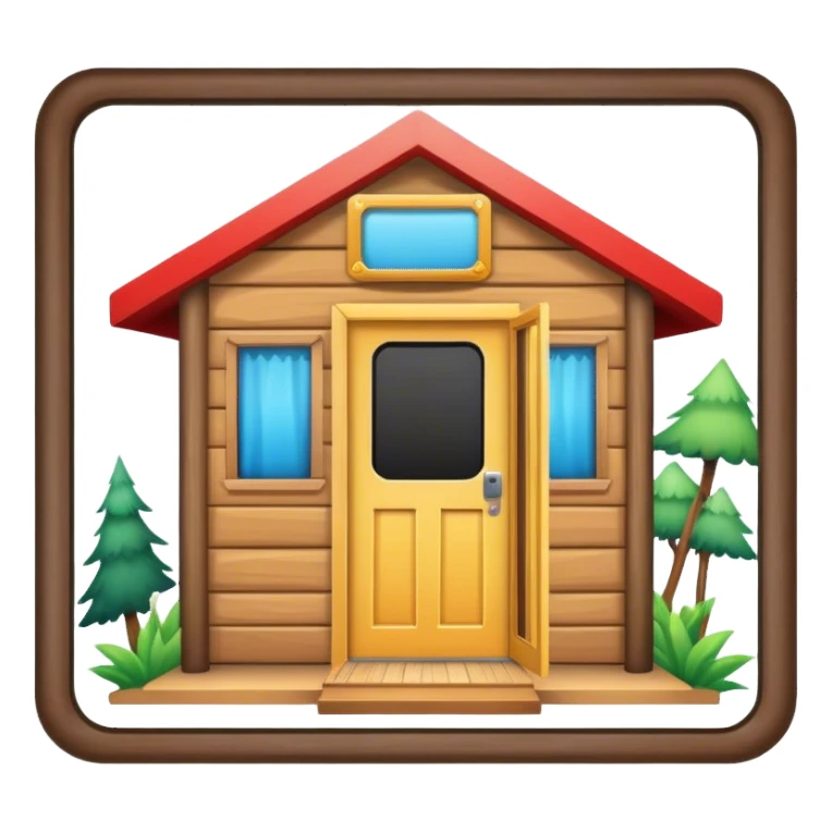 a photo booth cabin sticker