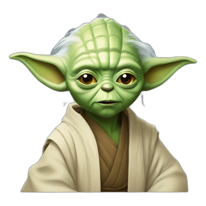 STAR WARS yoda sticker
