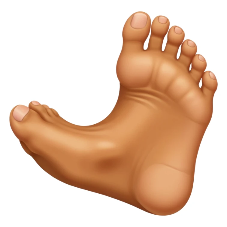 a foot is grabbed by a hand sticker