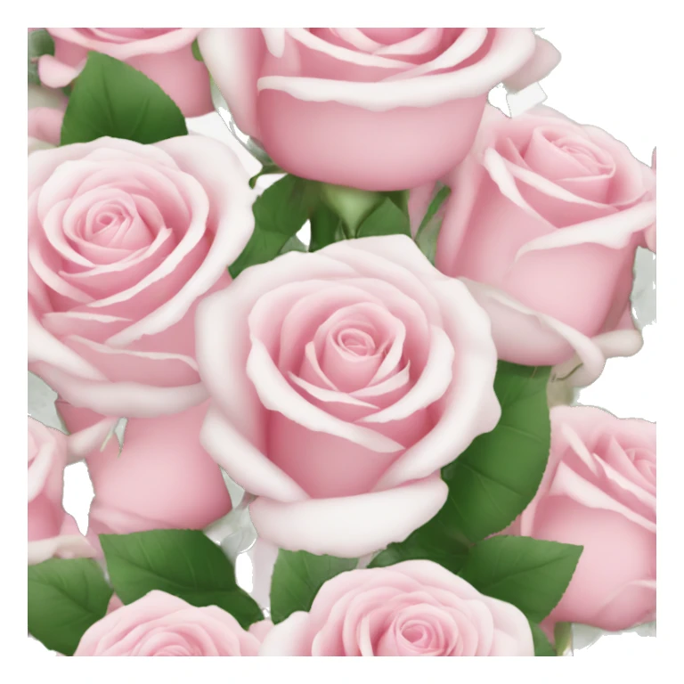 pink white roses bouquet  sticker