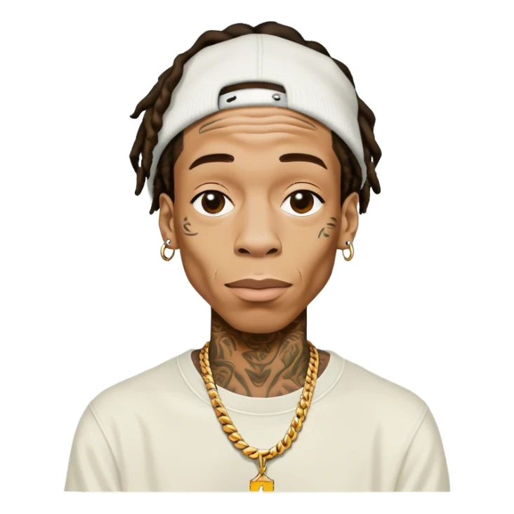 Wiz khalifa face sticker