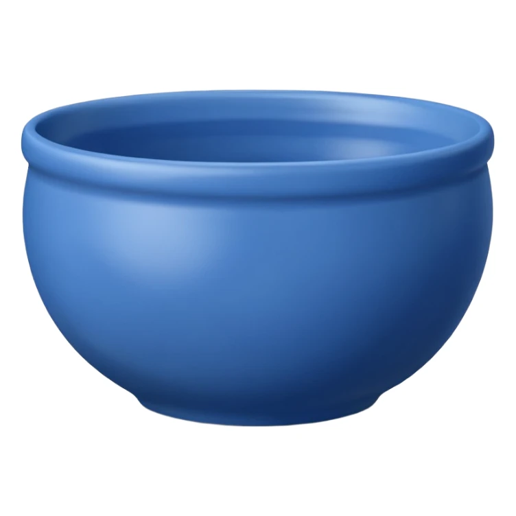 Clay Pottery Bowl blue  sticker