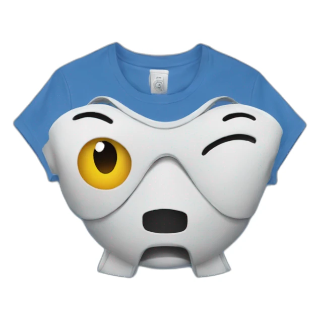 tee shirt on fan sticker