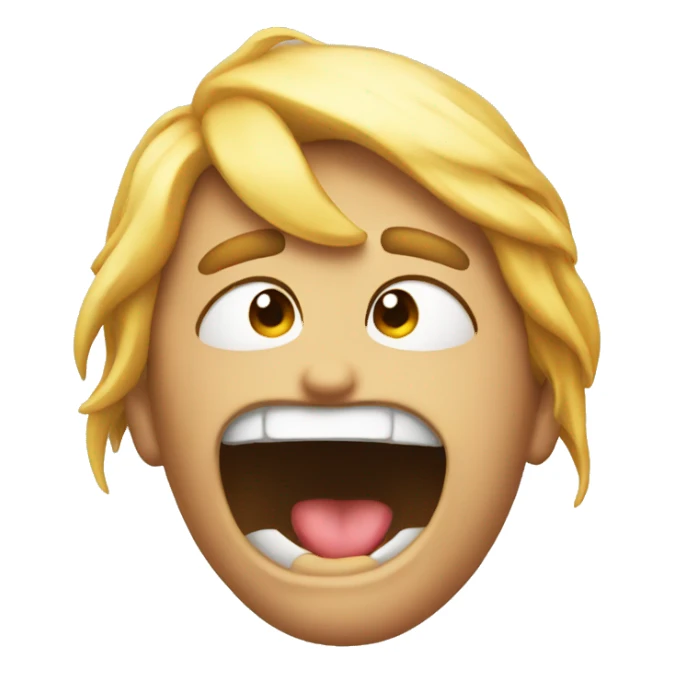 spitting emoji sticker