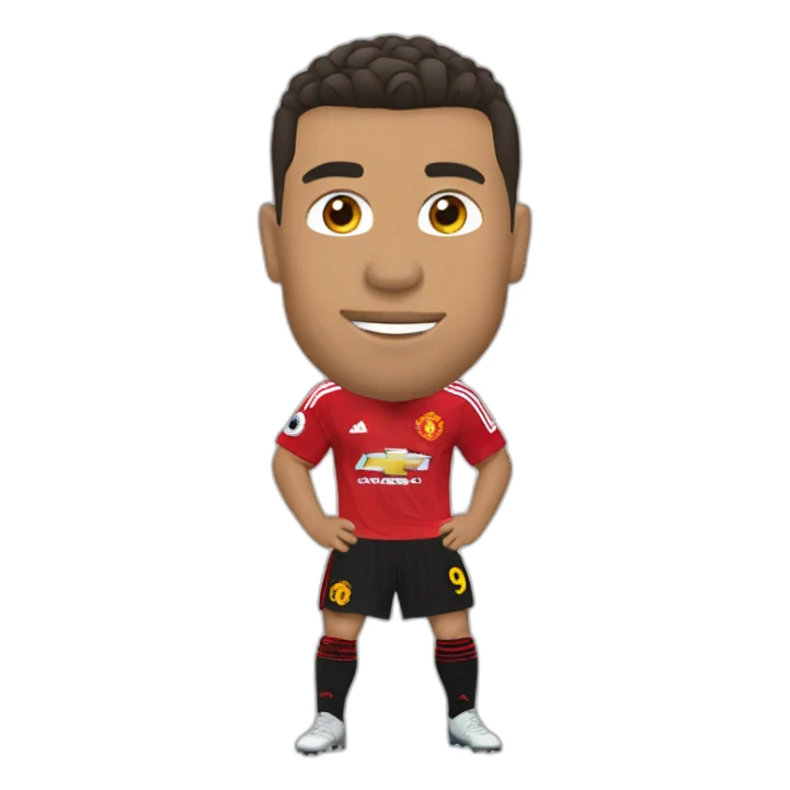 ronaldo Manchester United sticker