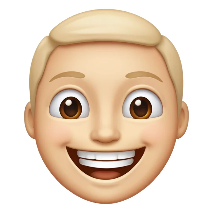 happy smiling face sticker
