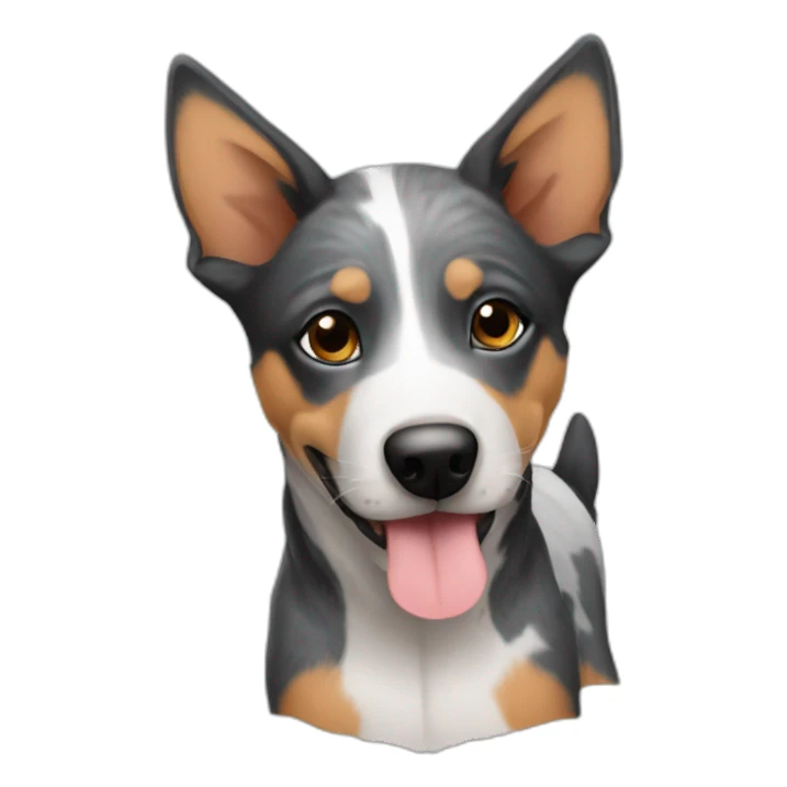 australian cattle dog puppy sticker