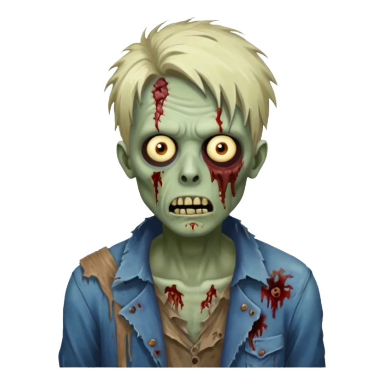 🧟‍♂️ with scene hair sticker