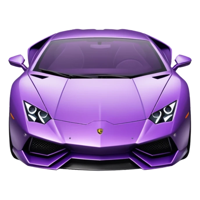 purple lambo sticker