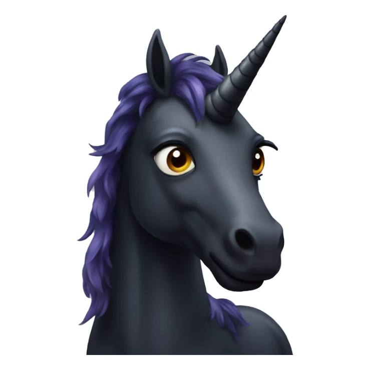 Dark unicorn  sticker