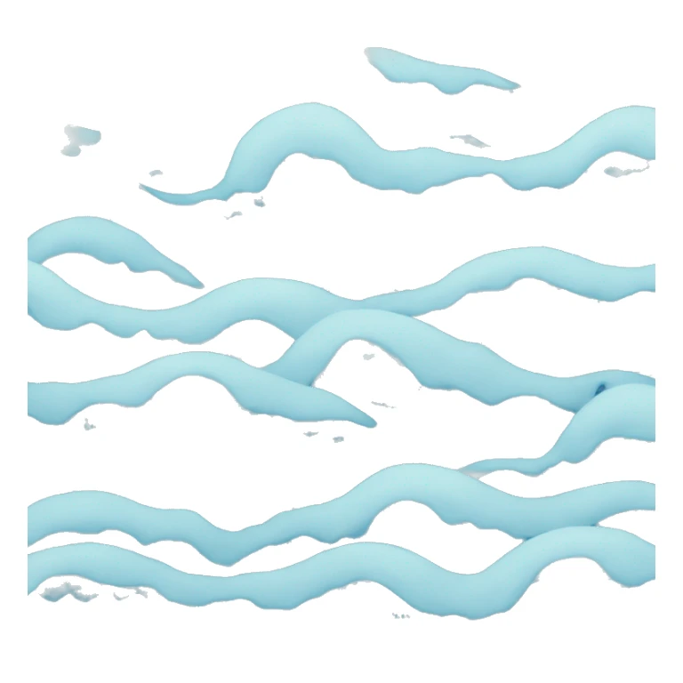 Blue ocean with waves sticker