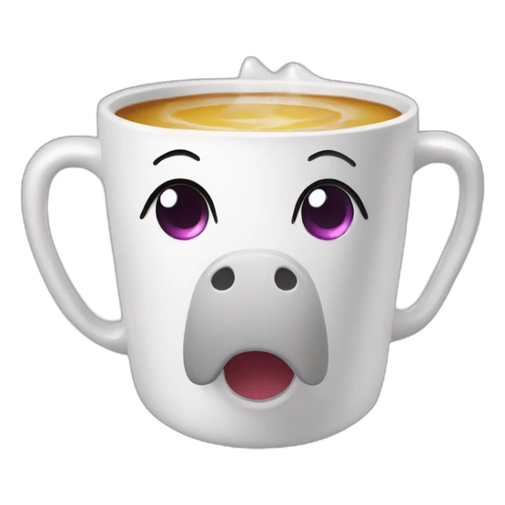 Tasse licorne sticker