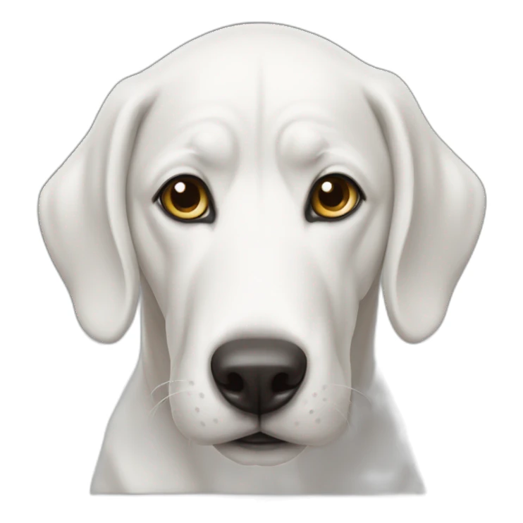 White alabai sticker