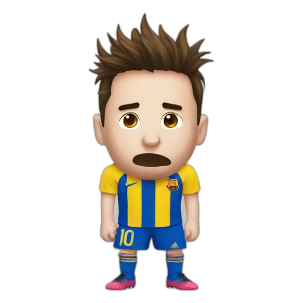 Messi fart world cup sticker