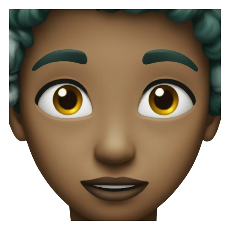 Matte teal heart  sticker