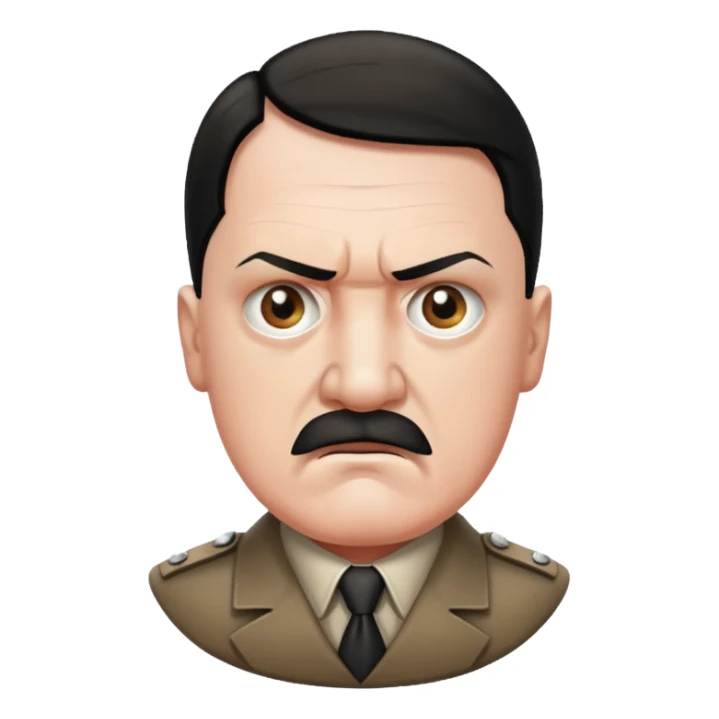 Hitler-angry sticker