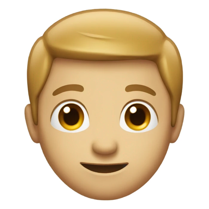 Emoji with slight smile sticker