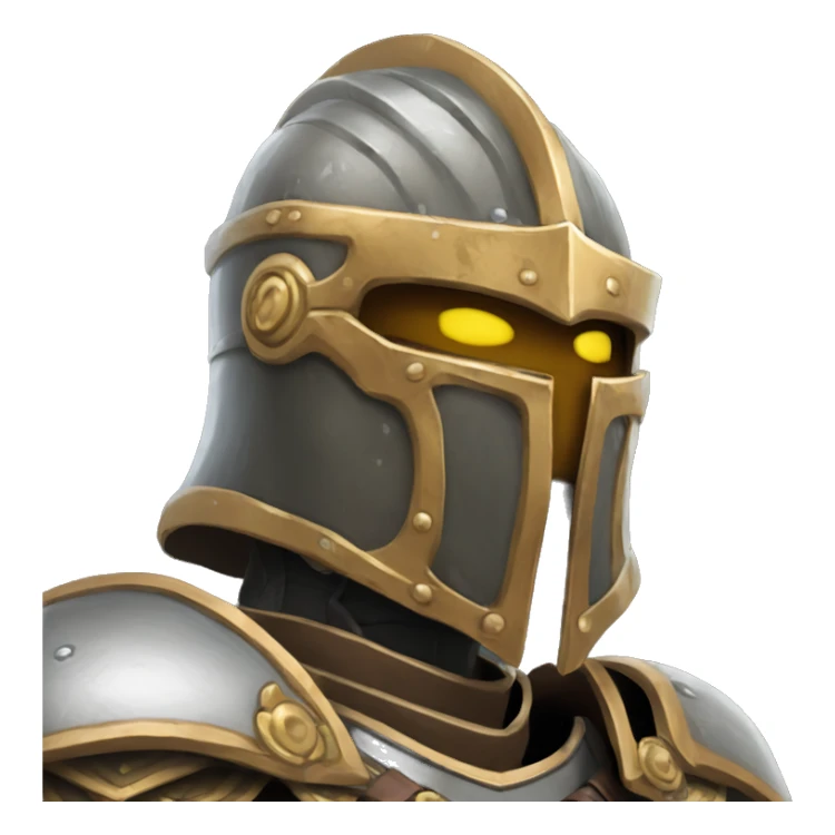 animated armor from Dungeons & Dragons super realistic sticker