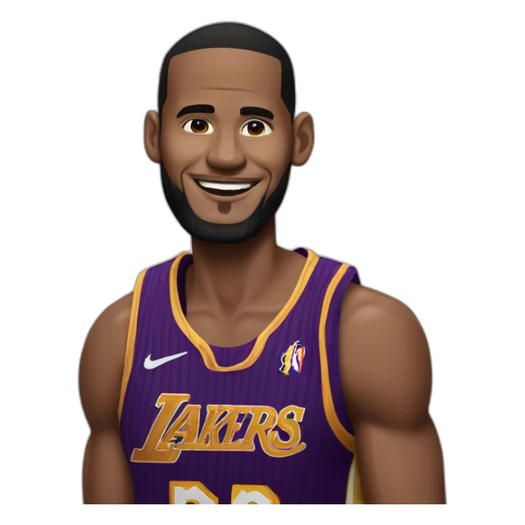 asian lebron james sticker