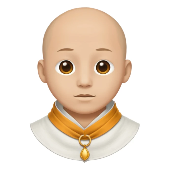 monk's collar sticker