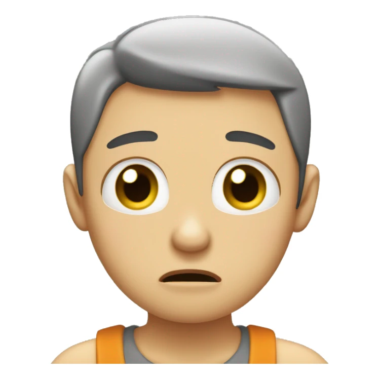 Flustered  blushing face￼ sticker