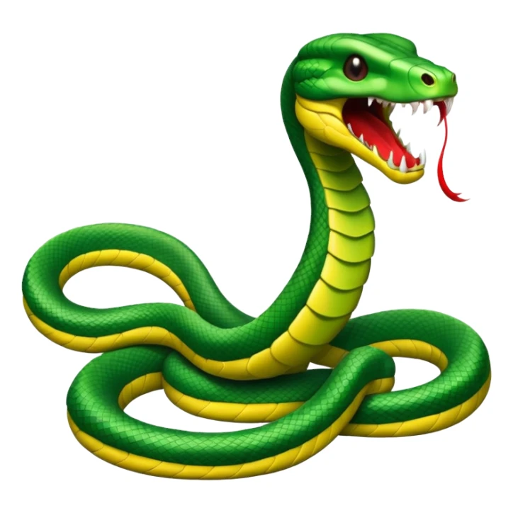 Viper toxic snake with poison sticker