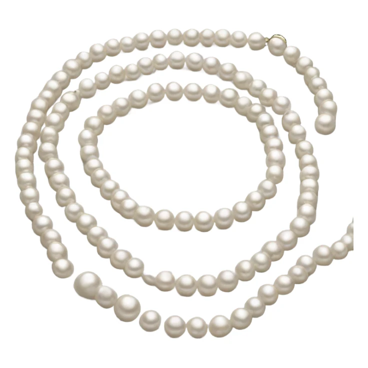 pearl necklace sticker