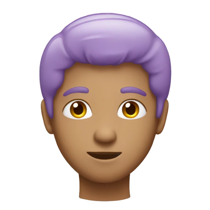 Light purple heart emoji sticker