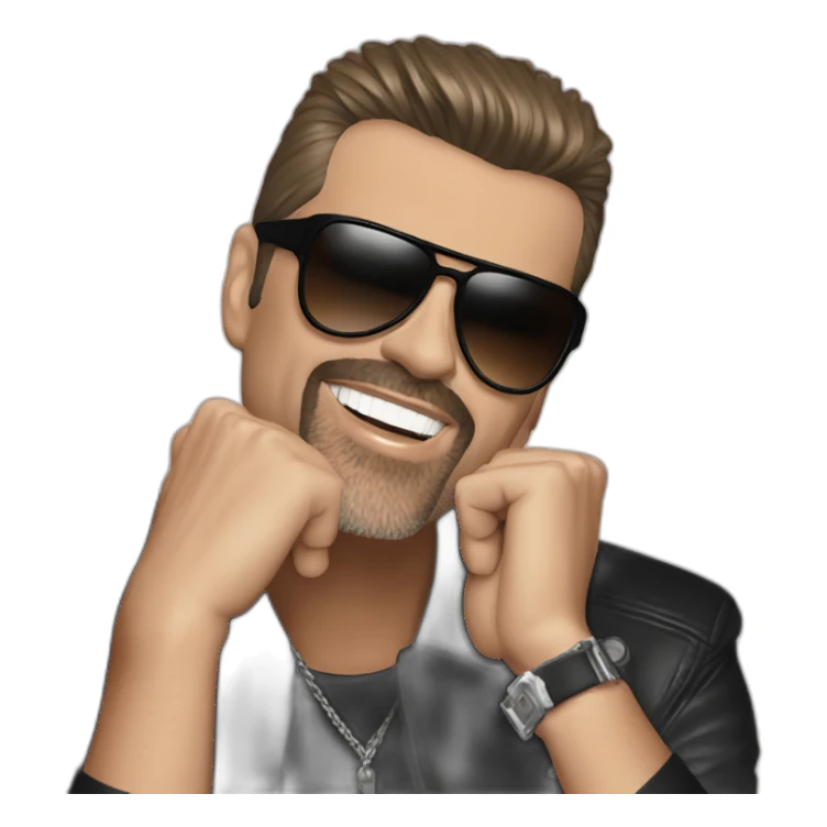 George Michael faith era sticker