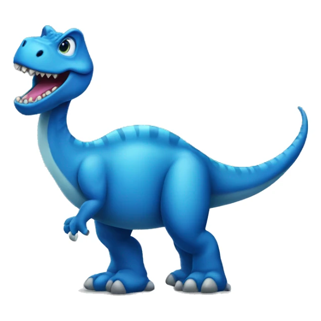 big blue dinosaur sticker