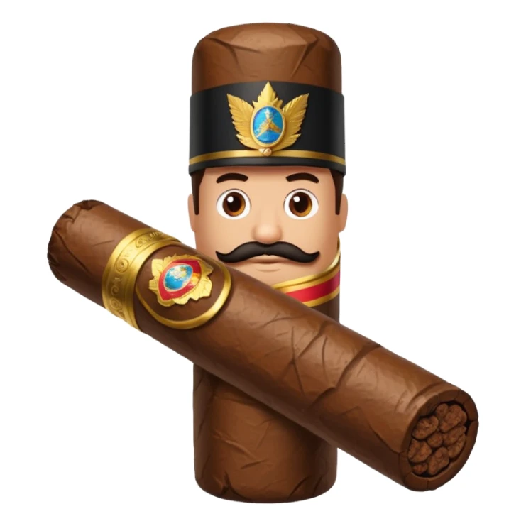 a large maduro cigar sticker