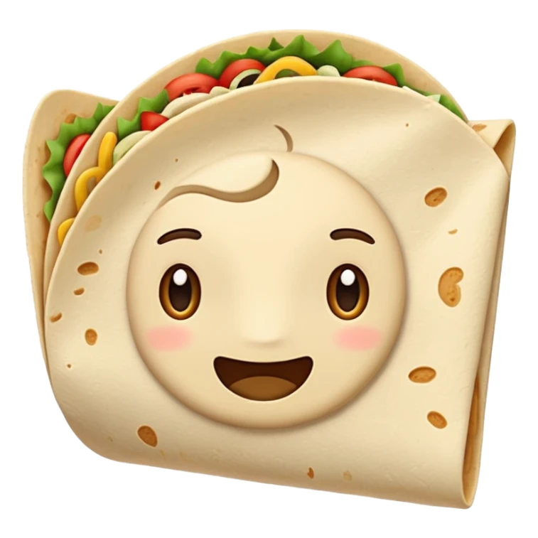 flour tortilla without fiolling sticker