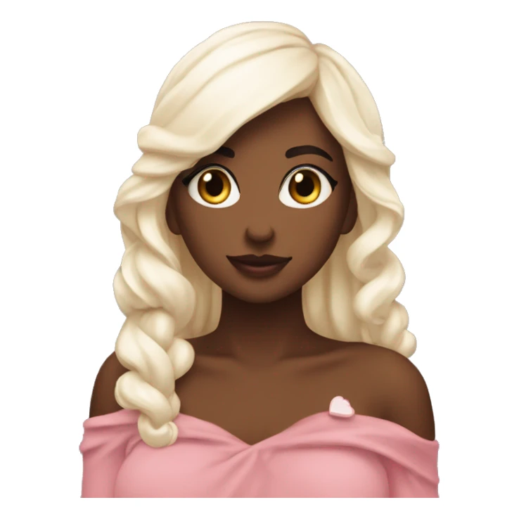 coeur blach 🤍 avec des etoile✨ sticker