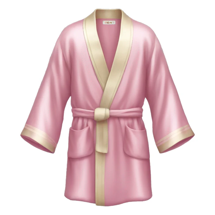 Light pink silk robe sticker