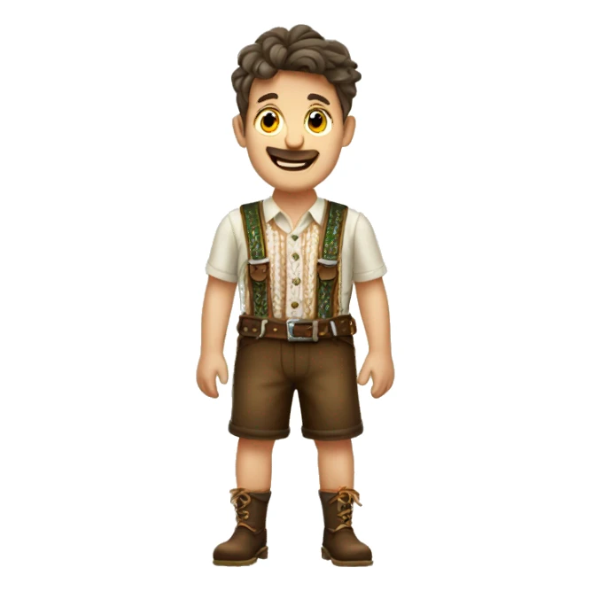 Lederhosen sticker