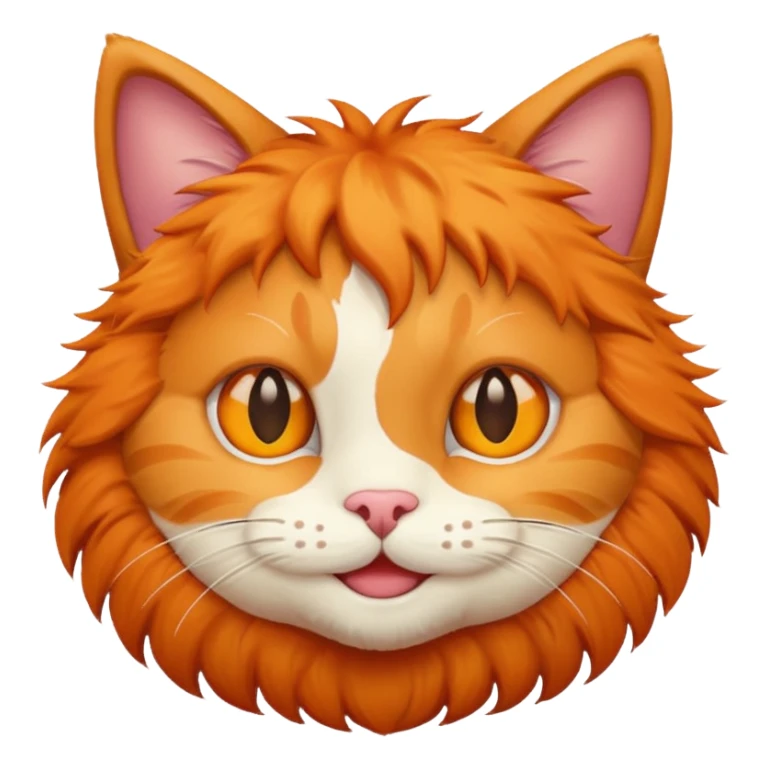 a cat face emoji sticker