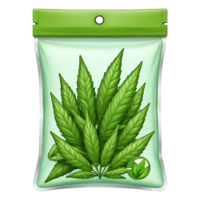 weed bud pack zip transparent sticker
