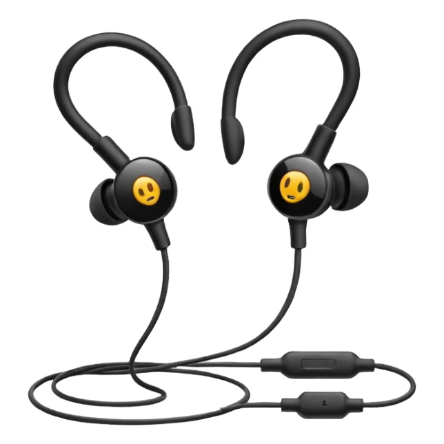 old wired earphones sticker