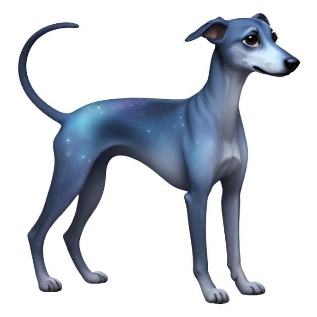 Galaxy gas whippet sticker