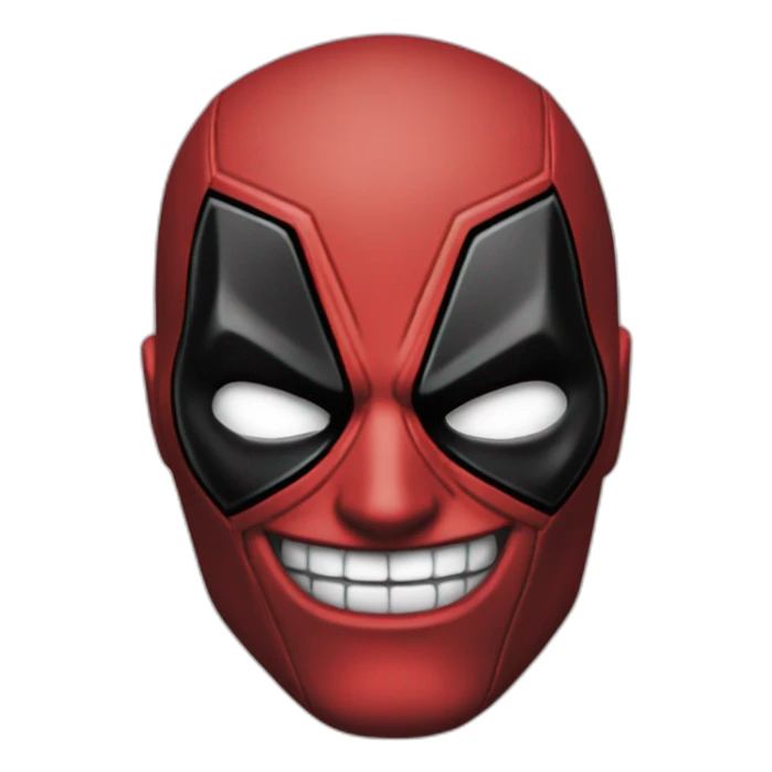 Deadpool mort de rire  sticker