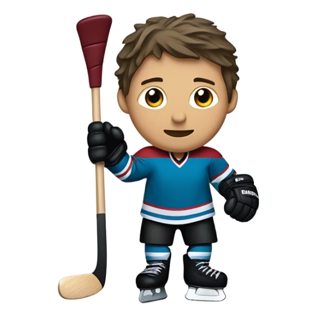 Hockey with wine sticker