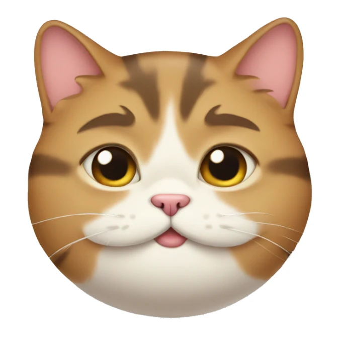 Really fat cat sticker