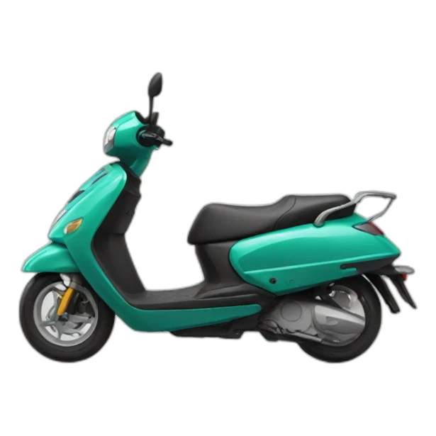 Jul sur un scooter sticker