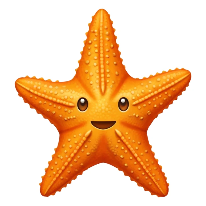 Starfish without the face  sticker