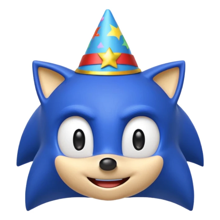 Sonic happy Birthday sticker