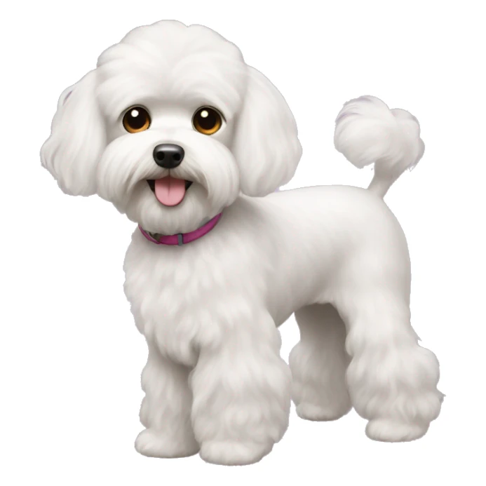Maltese poodle sticker