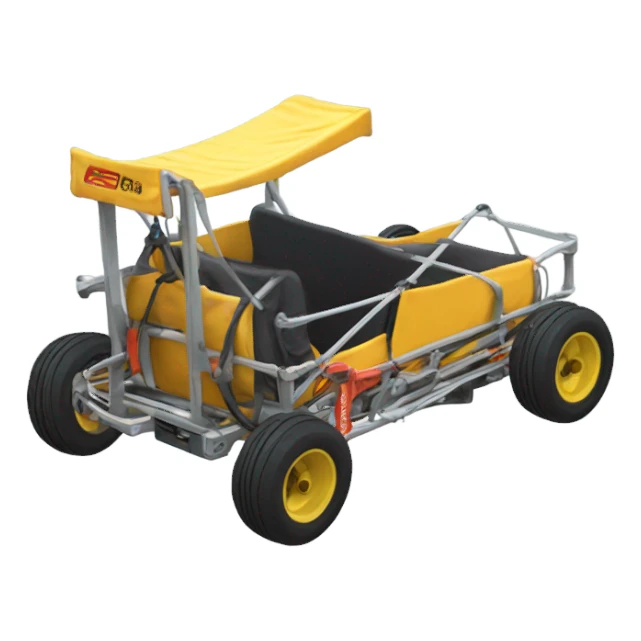 harness racecart side view sticker