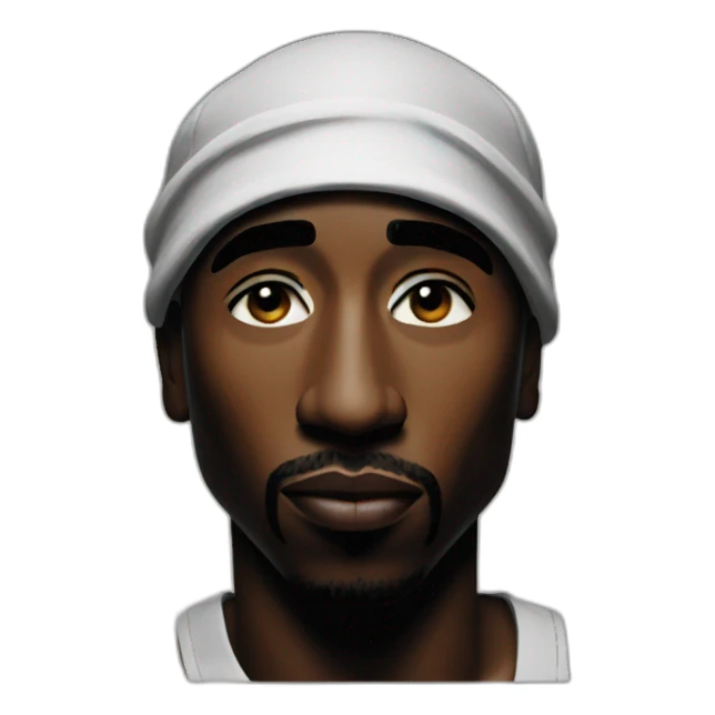 Tupac sticker