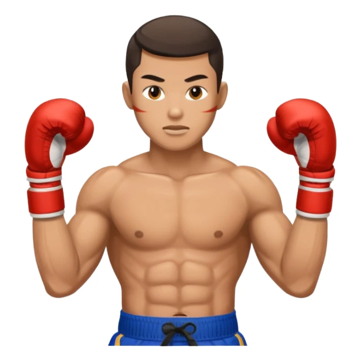 Lutador de Muay Thai  sticker