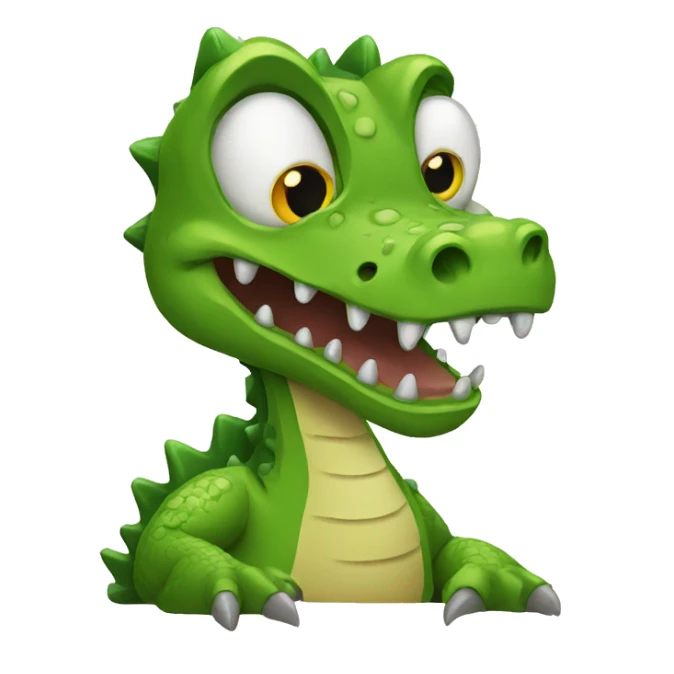 zombie alligator  sticker